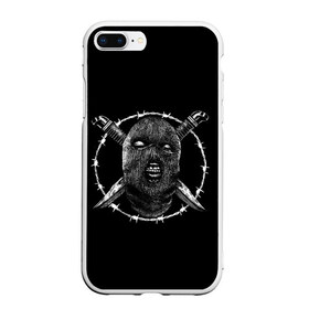 Чехол для iPhone 7Plus/8 Plus матовый с принтом Velial Squad , Силикон | Область печати: задняя сторона чехла, без боковых панелей | horror | music | rap | redvelsqd | rock | музыка | рок | рэп | хоррор