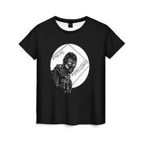 Женская футболка 3D с принтом Velial Squad , 100% полиэфир ( синтетическое хлопкоподобное полотно) | прямой крой, круглый вырез горловины, длина до линии бедер | horror | music | rap | redvelsqd | rock | музыка | рок | рэп | хоррор