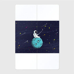 Магнитный плакат 2Х3 с принтом Сэлфи Космонавта , Полимерный материал с магнитным слоем | 6 деталей размером 9*9 см | galaxy | moon | вселенная | галактика | звезды | космонавт | космос | луна | месяц | сэлфи | сэлфипалка