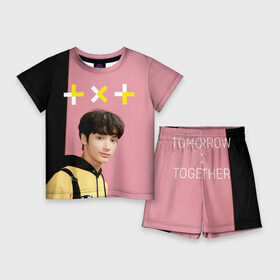 Детский костюм с шортами 3D с принтом TOMORROW X TOGETHER ,  |  | beomgyu | hueningkai | k pop | korean | kpop | soobin | taehyun | tomorrow x together | txt | yeonjun | бомгю | ёнджун | корея | поп | субин | техен | тэхён | хюнин кай