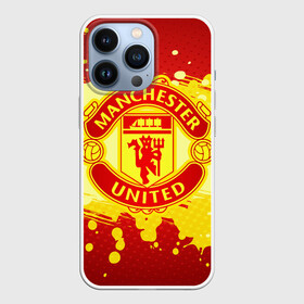 Чехол для iPhone 13 Pro с принтом Манчестер Юнайтед ,  |  | manchester | manchester united | mufc | red devils | красные дьяволы | манчестер | манчестер юнайтед | фанатская | футбольная | футбольный клуб | юнайтед