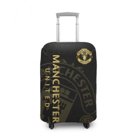 Чехол для чемодана 3D с принтом Манчестер Юнайтед , 86% полиэфир, 14% спандекс | двустороннее нанесение принта, прорези для ручек и колес | manchester | manchester united | mufc | red devils | красные дьяволы | манчестер | манчестер юнайтед | фанатская | футбольная | футбольный клуб | юнайтед