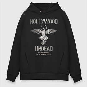 Мужское худи Oversize хлопок с принтом Hollywood Undead , френч-терри — 70% хлопок, 30% полиэстер. Мягкий теплый начес внутри —100% хлопок | боковые карманы, эластичные манжеты и нижняя кромка, капюшон на магнитной кнопке | charlie scene | danny | funny man | hollywood undead | hu | j dog | johnny 3 tears | голливудская нежить | голубь | голубь с гранатой | граната | ню метал | рэп метал | рэп рок