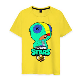 Мужская футболка хлопок с принтом Brawl Stars LEON , 100% хлопок | прямой крой, круглый вырез горловины, длина до линии бедер, слегка спущенное плечо. | brawl | brawl stars | crow | leon | stars | бравл | бравл старс | браво старс | игра | компьютерная | кров | леон | онлайн | старс