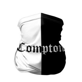 Бандана-труба 3D с принтом COMPTON , 100% полиэстер, ткань с особыми свойствами — Activecool | плотность 150‒180 г/м2; хорошо тянется, но сохраняет форму | compton | dj yella | dr. dre | eazy e | ice cube | mc ren | n.w.a | nwa | straight outta compton | west side | западная сторона | комптон