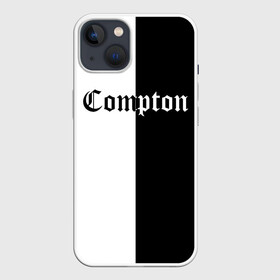 Чехол для iPhone 13 с принтом COMPTON ,  |  | compton | dj yella | dr. dre | eazy e | ice cube | mc ren | n.w.a | nwa | straight outta compton | west side | западная сторона | комптон
