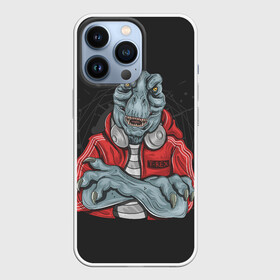 Чехол для iPhone 13 Pro с принтом T Rex ,  |  | Тематика изображения на принте: art | dino | dinos | dinosaur | raptor | style | trex | velociraptor | арт | динозавр | мир юрского периода | ти рекс | ящер