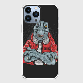 Чехол для iPhone 13 Pro Max с принтом T Rex ,  |  | Тематика изображения на принте: art | dino | dinos | dinosaur | raptor | style | trex | velociraptor | арт | динозавр | мир юрского периода | ти рекс | ящер