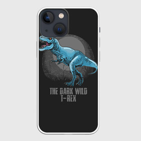 Чехол для iPhone 13 mini с принтом Dinosaur t rex ,  |  | art | dino | dinos | dinosaur | raptor | style | trex | velociraptor | арт | динозавр | мир юрского периода | ти рекс | ящер