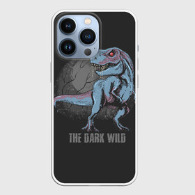 Чехол для iPhone 13 Pro с принтом T Rex ,  |  | Тематика изображения на принте: art | dino | dinos | dinosaur | raptor | style | trex | velociraptor | арт | динозавр | мир юрского периода | ти рекс | ящер