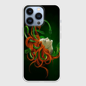 Чехол для iPhone 13 Pro с принтом Медуза ,  |  | art | medusa | глаза | горгона | девушка | змеи | медуза