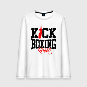 Мужской лонгслив хлопок с принтом Kick boxing Queen , 100% хлопок |  | boxer | boxing | kick boxing | kickboxing | mma | queen | бокс | боксер | кик боксинг | кикбоксинг | королева бокса | тайский бокс