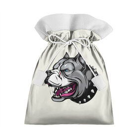 Подарочный 3D мешок с принтом Pitbull , 100% полиэстер | Размер: 29*39 см | Тематика изображения на принте: 