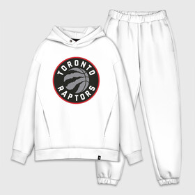 Мужской костюм хлопок OVERSIZE с принтом Toronto Raptors Logo ,  |  | Тематика изображения на принте: nba | raptors | toronto | toronto raptors | баскетбол | нба | рапторс | рэпторс | спорт | торонто | торонто рапторс | торонто рэпторс