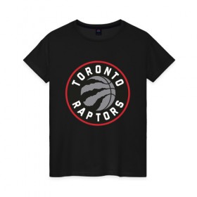 Женская футболка хлопок с принтом Toronto Raptors Logo , 100% хлопок | прямой крой, круглый вырез горловины, длина до линии бедер, слегка спущенное плечо | nba | raptors | toronto | toronto raptors | баскетбол | нба | рапторс | рэпторс | спорт | торонто | торонто рапторс | торонто рэпторс