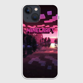 Чехол для iPhone 13 mini с принтом MINECRAFT ,  |  | craft | creeper | dungeon | dungeons | earth | game | logo | mine | minecraft | mobile | online | дунгеонс | земля | зомби | игра | крипер | лого | майкрафт | майнкрафт | мобайл | онлайн | подземелье | подземелья
