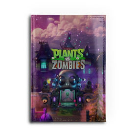 Обложка для автодокументов с принтом PLANTS VS ZOMBIES , натуральная кожа |  размер 19,9*13 см; внутри 4 больших “конверта” для документов и один маленький отдел — туда идеально встанут права | garden warfare | pl | plants | plants vs. zombies | plants vs. zombies: garden warfare | popcap | zombies | кактус | картошка | подсолнух | растения против зомби | сад