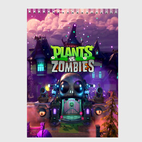 Скетчбук с принтом PLANTS VS ZOMBIES , 100% бумага
 | 48 листов, плотность листов — 100 г/м2, плотность картонной обложки — 250 г/м2. Листы скреплены сверху удобной пружинной спиралью | garden warfare | pl | plants | plants vs. zombies | plants vs. zombies: garden warfare | popcap | zombies | кактус | картошка | подсолнух | растения против зомби | сад