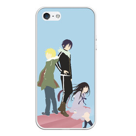 Чехол для iPhone 5/5S матовый с принтом Yato Yukine & Hiyori , Силикон | Область печати: задняя сторона чехла, без боковых панелей | ghost | god of calamity | hiyori | iki | noragami | shinki | yato | yatogami | yukine | бездомный бог | бог бедствия | ики | призрак | секки | хиёри | шинки | юки | юкине | юкинэ | ято