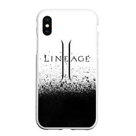 Чехол для iPhone XS Max матовый с принтом LINEAGE 2 , Силикон | Область печати: задняя сторона чехла, без боковых панелей | armor | characters | erak note | kim sung hwan | lineage | lineage 2 | lineage antharas | lineage eternal | minimalism | shield | twilight resistance | warrior | персонажи