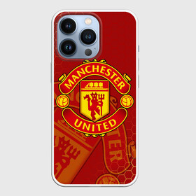 Чехол для iPhone 13 Pro с принтом МАНЧЕСТЕР ЮНАЙТЕД | FCMU | MANCHESTER UNITED ,  |  | Тематика изображения на принте: fc | fcmu | football | football club | manchester united | red devils | sport | красные дьяволы | манчестер юнайтед | спорт | фк | фкмю | футбол | футбольный клуб