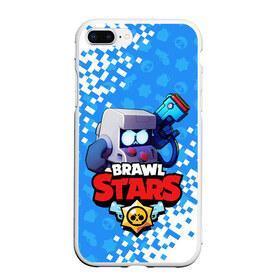 Чехол для iPhone 7Plus/8 Plus матовый с принтом BRAWL STARS 8-BIT PIXEL , Силикон | Область печати: задняя сторона чехла, без боковых панелей | Тематика изображения на принте: 8 bit | 8 бит. | 8bit | 8бит | android | brawl stars | colt | crow | games | leon | penny | poco | shelly | spike | wanted | брав | бравл старс | звезды | игры | мобильные игры | старс