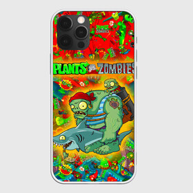 Чехол для iPhone 12 Pro Max с принтом Plants vs Zombies , Силикон |  | plant | zombies | зомби | растения | растения против зомби