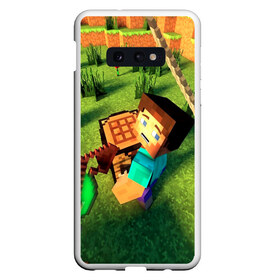 Чехол для Samsung S10E с принтом MINECRAFT 2019 , Силикон | Область печати: задняя сторона чехла, без боковых панелей | 