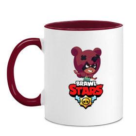 Кружка двухцветная с принтом BRAWL STARS NITA , керамика | объем — 330 мл, диаметр — 80 мм. Цветная ручка и кайма сверху, в некоторых цветах — вся внутренняя часть | 8 bit | 8 бит. | 8bit | 8бит | android | brawl stars | colt | crow | games | leon | penny | poco | shelly | spike | брав | бравл старс | звезды | игры | мобильные игры | нита | старс