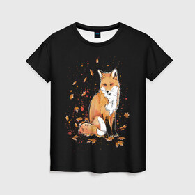Женская футболка 3D с принтом FOX , 100% полиэфир ( синтетическое хлопкоподобное полотно) | прямой крой, круглый вырез горловины, длина до линии бедер | 20 | 2020 | animal | animals | forest | fox | redhead | животное | животные | зима | лес | лис | лиса | лисица | новый год | рыжая | фыр