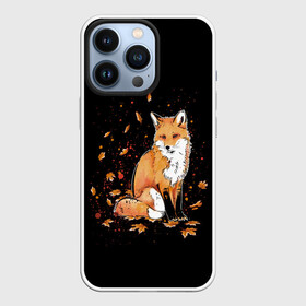 Чехол для iPhone 13 Pro с принтом FOX ,  |  | Тематика изображения на принте: 20 | 2020 | animal | animals | forest | fox | redhead | животное | животные | зима | лес | лис | лиса | лисица | новый год | рыжая | фыр