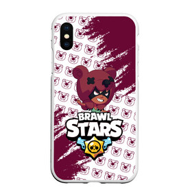 Чехол для iPhone XS Max матовый с принтом BRAWL STARS NITA , Силикон | Область печати: задняя сторона чехла, без боковых панелей | 8 bit | 8 бит. | 8bit | 8бит | android | brawl stars | colt | crow | games | leon | penny | poco | shelly | spike | брав | бравл старс | звезды | игры | мобильные игры | нита | старс