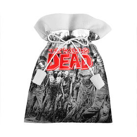 Подарочный 3D мешок с принтом Walking Dead [2] , 100% полиэстер | Размер: 29*39 см | walking dead | зомби | ходячие мертвецы