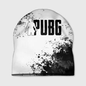 Шапка 3D с принтом PUBG. , 100% полиэстер | универсальный размер, печать по всей поверхности изделия | playerunknowns battlegrounds | pubg | игра | шутер