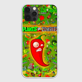 Чехол для iPhone 12 Pro Max с принтом Plants vs Zombies , Силикон |  | plant | zombies | зомби | растения | растения против зомби