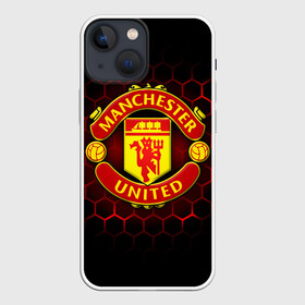 Чехол для iPhone 13 mini с принтом МАНЧЕСТЕР ЮНАЙТЕД ,  |  | manchester united | mufc | red devils | красные дьяволы | манчестер юнайтед | футбольный клуб