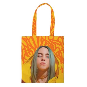 Сумка 3D повседневная с принтом BILLIE EILISH , 100% полиэстер | Плотность: 200 г/м2; Размер: 34×35 см; Высота лямок: 30 см | bad guy | billie | eilish | ocean eyes | айлиш | билли | девушка | певица | эйлиш