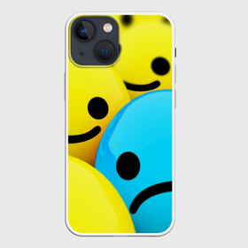 Чехол для iPhone 13 mini с принтом СМАЙЛИКИ ,  |  | emoji | настроение | позитив | смайлики | смайлы | стикеры | текстура смайл | улыбки | фон смайл | эмодзи