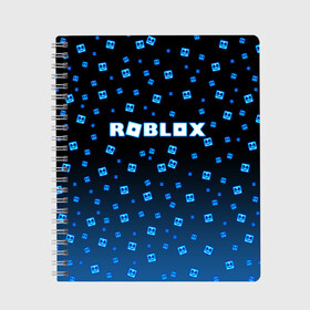 Тетрадь с принтом Roblox X Marshmello , 100% бумага | 48 листов, плотность листов — 60 г/м2, плотность картонной обложки — 250 г/м2. Листы скреплены сбоку удобной пружинной спиралью. Уголки страниц и обложки скругленные. Цвет линий — светло-серый
 | marshmello | roblox | roblox x marshmello | roblox скачать | игра роблокс | роблокс | роблокс играть | роблокс симулятор | скачать роблокс