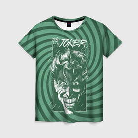 Женская футболка 3D с принтом The Joker , 100% полиэфир ( синтетическое хлопкоподобное полотно) | прямой крой, круглый вырез горловины, длина до линии бедер | batman | dc | dc джокер | detective comics | harley | joker | shtatjoker | the joker | бетмен | джокер | злодей | харли