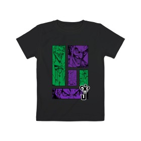Детская футболка хлопок с принтом Joker emotions , 100% хлопок | круглый вырез горловины, полуприлегающий силуэт, длина до линии бедер | batman | dc | dc джокер | detective comics | harley | joker | the joker | бетмен | джокер | злодей | харли