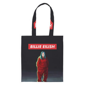 Сумка 3D повседневная с принтом BILLIE EILISH , 100% полиэстер | Плотность: 200 г/м2; Размер: 34×35 см; Высота лямок: 30 см | bad guy | billie | eilish | ocean eyes | айлиш | билли | девушка | певица | эйлиш