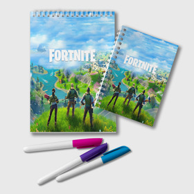 Блокнот с принтом FORTNITE , 100% бумага | 48 листов, плотность листов — 60 г/м2, плотность картонной обложки — 250 г/м2. Листы скреплены удобной пружинной спиралью. Цвет линий — светло-серый
 | fornite 2 | fortnite | fortnite x | marshmello | маршмелло | фортнайт | фортнайт 2 | фортнайт глава 2