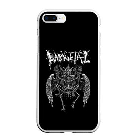 Чехол для iPhone 7Plus/8 Plus матовый с принтом BABYMETAL , Силикон | Область печати: задняя сторона чехла, без боковых панелей | Тематика изображения на принте: babymetal | heavy | japan | kawaii | metal | moametal | su metal | yuimetal | бэбимэтал | каваий | кикути | металл | мидзуно | моа | накамото | судзука | тяжёлый | хеви метал | юи | япония