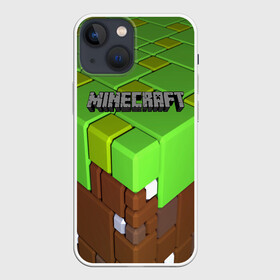 Чехол для iPhone 13 mini с принтом MINECRAFT ,  |  | craft | creeper | dungeon | dungeons | earth | game | logo | mine | minecraft | mobile | online | дунгеонс | земля | зомби | игра | крипер | лого | майкрафт | майнкрафт | мобайл | онлайн | подземелье | подземелья