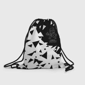 Рюкзак-мешок 3D с принтом Brawl Stars , 100% полиэстер | плотность ткани — 200 г/м2, размер — 35 х 45 см; лямки — толстые шнурки, застежка на шнуровке, без карманов и подкладки | brawl | crow | game | leon | spike | stars | ворон | игра | леон | спайк