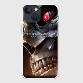 Чехол для iPhone 13 mini с принтом Terminator Dark Fate ,  |  | Тематика изображения на принте: dark fate | ill be back | terminator | арнольд шварценеггер | киборг | надпись | темные судьбы | терминатор | терминатор 2019 | терминатор темные судьбы | фильм | шварцнегер