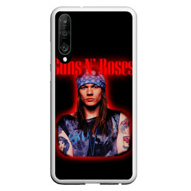 Чехол для Honor P30 с принтом Guns n roses + Спина , Силикон | Область печати: задняя сторона чехла, без боковых панелей | axl rose | geffen records | gnr | guns | rock | roses | slash | гансы | пистолеты | розы | рок | слеш | эксл роуз