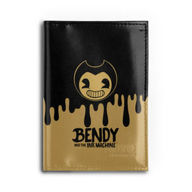 Обложка для автодокументов с принтом Bendy And The Ink Machine , натуральная кожа |  размер 19,9*13 см; внутри 4 больших “конверта” для документов и один маленький отдел — туда идеально встанут права | Тематика изображения на принте: bendy | bendy and the ink machine | бенди | бени | бенни | детская | детям | игра | капли | компьютерная игра | краска | машина | подтеки | розовая | ужастик