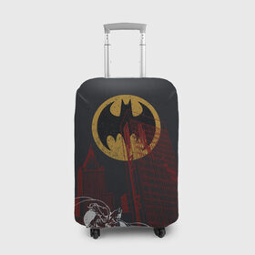 Чехол для чемодана 3D с принтом Batman , 86% полиэфир, 14% спандекс | двустороннее нанесение принта, прорези для ручек и колес | Тематика изображения на принте: bat man | batman | batman comics | caped crusader | dark knight | shtatbat | бетмен | брюс уэйн | бэт мен | бэтмен | тёмный рыцарь